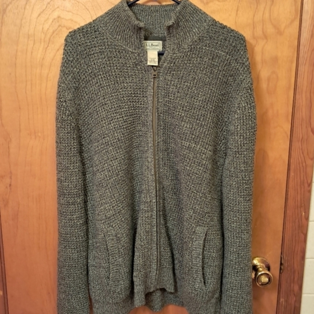 L.L. Bean Men's Zip-Up Sweater.
